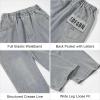 imageRolanko Boys Baggy Jeans Wide Leg Elastic Waist Denim Pants Loose Fit Trousers Vintage Y2K StreetwearLightbluebase