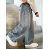 imageRolanko Boys Baggy Jeans Wide Leg Elastic Waist Denim Pants Loose Fit Trousers Vintage Y2K StreetwearLightbluebase