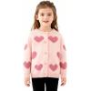 imageRolanko Toddler Girls Sweater Long Sleeve Open Front Button Down Knit Cardigan Kids Clothes 16 YearsIpinkheart