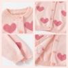 imageRolanko Toddler Girls Sweater Long Sleeve Open Front Button Down Knit Cardigan Kids Clothes 16 YearsIpinkheart