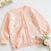 imageRolanko Toddler Girls Sweater Long Sleeve Open Front Button Down Knit Cardigan Kids Clothes 16 YearsIpinkrabbit