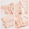 imageRolanko Toddler Girls Sweater Long Sleeve Open Front Button Down Knit Cardigan Kids Clothes 16 YearsIpinkrabbit