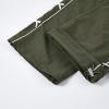 imageRolanko Wide Leg Baggy Pants for Girls Track Pants with Side Bow Y2K Parachute Waterproof Kids Jogger Trousers with PocketsArmygreen
