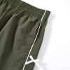 imageRolanko Wide Leg Baggy Pants for Girls Track Pants with Side Bow Y2K Parachute Waterproof Kids Jogger Trousers with PocketsArmygreen