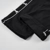 imageRolanko Wide Leg Baggy Pants for Girls Track Pants with Side Bow Y2K Parachute Waterproof Kids Jogger Trousers with PocketsBlack