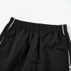 imageRolanko Wide Leg Baggy Pants for Girls Track Pants with Side Bow Y2K Parachute Waterproof Kids Jogger Trousers with PocketsBlack