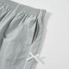 imageRolanko Wide Leg Baggy Pants for Girls Track Pants with Side Bow Y2K Parachute Waterproof Kids Jogger Trousers with PocketsLightblue