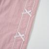 imageRolanko Wide Leg Baggy Pants for Girls Track Pants with Side Bow Y2K Parachute Waterproof Kids Jogger Trousers with PocketsPink