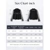 image:imageRolanko Girls Long Sleeve Shirts Chiffon Blouses with Polka Dot Ruffle Cuffs Cute Frill Neck Tops for Girls Spring Fall 713YBlack