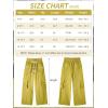 image:imageRolanko Girls Outdoor Cargo Pants Waterproof Hiking Pants with Pockets Lightweight Quick Dry Joggers for School Travel 814YAvocado