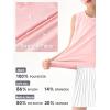 image:imageRolanko Girls Tennis Skirt Set UPF 50 Tank Top amp Pleated Skort with Builtin Shorts and Pocket Kids 2 Piece OutfitPinkwhite