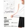 image:imageRolanko Girls Tennis Skirt Set UPF 50 Tank Top amp Pleated Skort with Builtin Shorts and Pocket Kids 2 Piece OutfitWhite