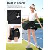 image:imageRolanko Girls Tennis Skirt Set UPF 50 Tank Top amp Pleated Skort with Builtin Shorts and Pocket Kids 2 Piece OutfitWhite