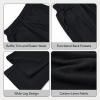 image:imageRolanko Girls Wide Leg Linen Pants Breathable Flowy Palazzo Trousers for School Beach Daily Wear 915 YearsBlack