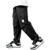 image:imageRolanko Boys Quick Dry Lightweight Pants Kids Girls Elastic Waist Cargo Trousers with Pockets for Sports OutdoorBlack