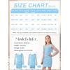 image:imageRolanko Girls Ruched Bodycon Dress Square Neck Long Sleeve Swiss Dot Mesh Mini Dress for Tweens TeensLightblue