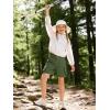 image:imageRolanko Girls Cargo Short Cotton Baggy Kids Summer Shorts with Pockets for Casual School Travel Hiking 915 YearsArmygreen