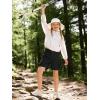 image:imageRolanko Girls Cargo Short Cotton Baggy Kids Summer Shorts with Pockets for Casual School Travel Hiking 915 YearsBlack