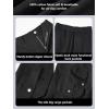 image:imageRolanko Girls Cargo Short Cotton Baggy Kids Summer Shorts with Pockets for Casual School Travel Hiking 915 YearsBlack