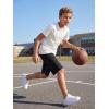 image:imageRolanko Boys TShirt and Shorts Summer Outfit Set Kids Cooling Short Sleeve Rash Guard and Shorts With Pockets SportsWhiteset
