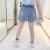 image:imageRolanko Girls Denim Jean Shorts Girlfriend Distress Kids Denim Shorty Shorts Summer Clothes 414 Years Paperbag 67