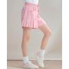 image:imageRolanko Girls Shorts Casual Flowy Summer Short Pants Kids Ruffle Beach Shorts with Pockets 512 YearsPink