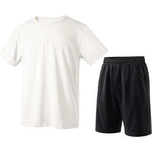 image:imageRolanko Boys TShirt and Shorts Summer Outfit Set Kids Cooling Short Sleeve Rash Guard and Shorts With Pockets SportsWhiteset
