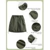 image:imageRolanko Girls Cargo Skirt Parachute Shorts Skirt with Pockets Summer Kids Skirt Casual Daily Hiking 513YArmygreen