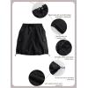 image:imageRolanko Girls Cargo Skirt Parachute Shorts Skirt with Pockets Summer Kids Skirt Casual Daily Hiking 513YBlack