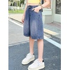 image:imageRolanko Girls Denim Shorts Wide Leg Jean Short Knee Length Baggy Jorts Y2k for Kids School Daily Holiday Streerwear Age 714Bluebase