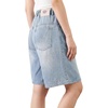 image:imageRolanko Girls Denim Shorts Wide Leg Jean Short Knee Length Baggy Jorts Y2k for Kids School Daily Holiday Streerwear Age 714Heartembroidery