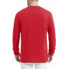 imageMAGCOMSEN Mens Henley Long Sleeve Casual Shirts Cotton Pocket t Shirts Summer Fitted Plain Tops Lightweight FashionTomato Red