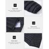 imageMAGCOMSEN Mens Lightweight Puffer Jacket Hooded Full Zip WaterResistant Quilted Lined Winter CoatsBlack