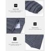 imageMAGCOMSEN Mens Lightweight Puffer Jacket Hooded Full Zip WaterResistant Quilted Lined Winter CoatsDark Grey