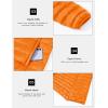 imageMAGCOMSEN Mens Lightweight Puffer Jacket Hooded Full Zip WaterResistant Quilted Lined Winter CoatsOrange