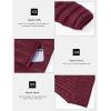 imageMAGCOMSEN Mens Lightweight Puffer Jacket Hooded Full Zip WaterResistant Quilted Lined Winter CoatsWine Red