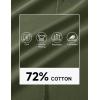 imageMAGCOMSEN Mens Polo Shirts with Pocket Cotton Pique Short Sleeve Collared Shirt Moisture Wicking Golf Shirts 3Button ShirtsArmy Green