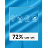 imageMAGCOMSEN Mens Polo Shirts with Pocket Cotton Pique Short Sleeve Collared Shirt Moisture Wicking Golf Shirts 3Button ShirtsAzure