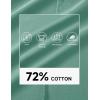 imageMAGCOMSEN Mens Polo Shirts with Pocket Cotton Pique Short Sleeve Collared Shirt Moisture Wicking Golf Shirts 3Button ShirtsGrey Green