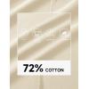 imageMAGCOMSEN Mens Polo Shirts with Pocket Cotton Pique Short Sleeve Collared Shirt Moisture Wicking Golf Shirts 3Button ShirtsKhaki