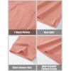 imageMAGCOMSEN Mens Polo Shirts with Pocket Cotton Pique Short Sleeve Collared Shirt Moisture Wicking Golf Shirts 3Button ShirtsPink