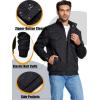 imageMAGCOMSEN Winter Jackets For Men Fleece Lined Coat Cotton Thermal Jacket Trucker Field Hiking Jackets Canvas Work JacketBlack