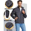 imageMAGCOMSEN Winter Jackets For Men Fleece Lined Coat Cotton Thermal Jacket Trucker Field Hiking Jackets Canvas Work JacketDark Grey