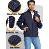 imageMAGCOMSEN Winter Jackets For Men Fleece Lined Coat Cotton Thermal Jacket Trucker Field Hiking Jackets Canvas Work JacketNavy Blue