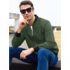 imageMAGCOMSEN Mens Bomber Jacket Lightweight Casual Zip Up Windbreaker Spring Fall Golf Coat with PocketsArmy Green