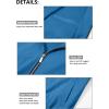 imageMAGCOMSEN Mens Bomber Jacket Lightweight Casual Zip Up Windbreaker Spring Fall Golf Coat with PocketsBlue Green