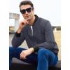 imageMAGCOMSEN Mens Bomber Jacket Lightweight Casual Zip Up Windbreaker Spring Fall Golf Coat with PocketsGrey
