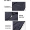 imageMAGCOMSEN Mens Bomber Jacket Lightweight Casual Zip Up Windbreaker Spring Fall Golf Coat with PocketsGrey