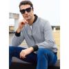imageMAGCOMSEN Mens Bomber Jacket Lightweight Casual Zip Up Windbreaker Spring Fall Golf Coat with PocketsLight Grey