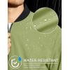imageMAGCOMSEN Mens Bomber Jacket Lightweight Casual Zip Up Windbreaker Spring Fall Golf Coat with PocketsOlive Green